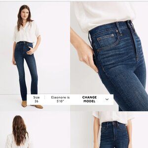 Madewell EUC Skinny Flare in Lasalle Wash